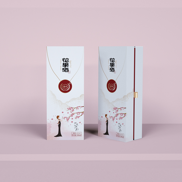 高檔果酒禮品盒定制
